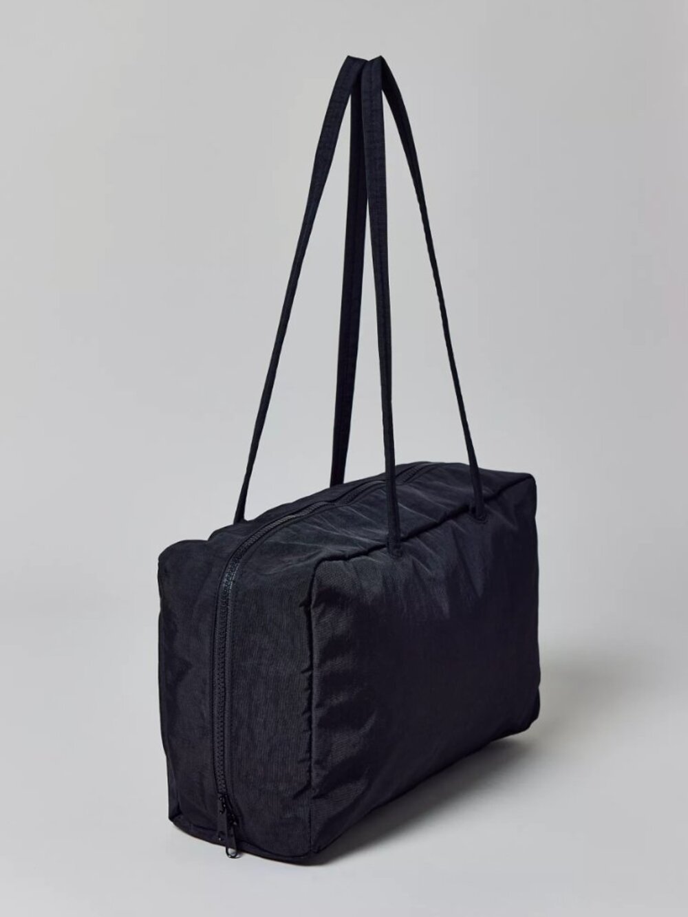 NWT BAGGU Medium Nylon Bowler Bag Black - Picture 4 of 6